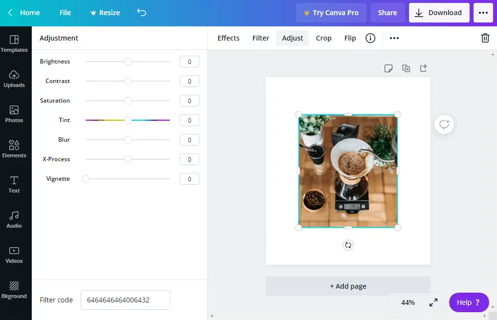 canva editing