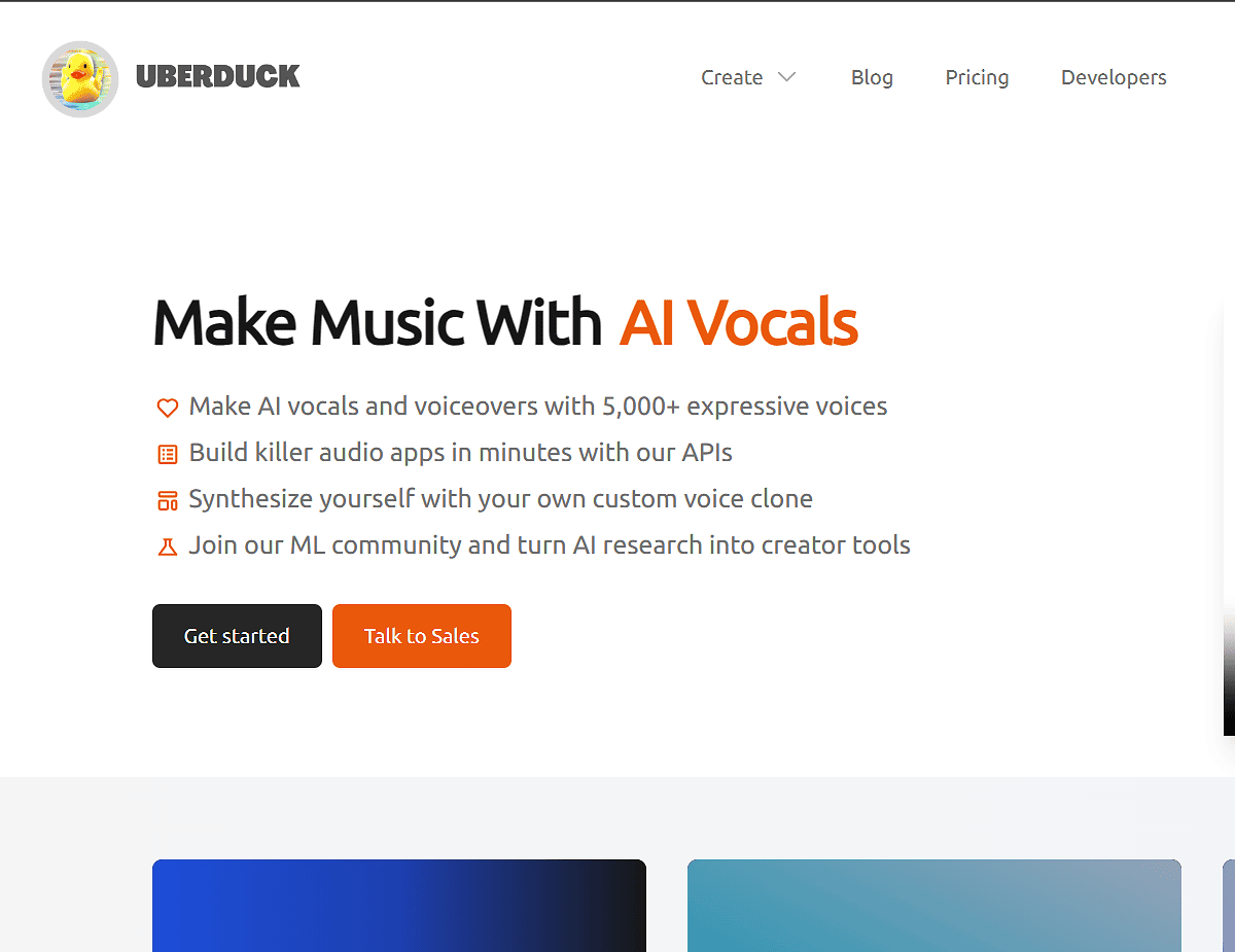 Uberduck Text To Speech Software