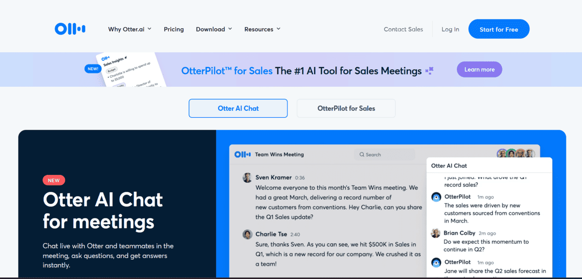 Otter.ai - AI Tools for Students